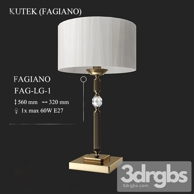 Fagiano Kutek Table Lamp 3D Model Free