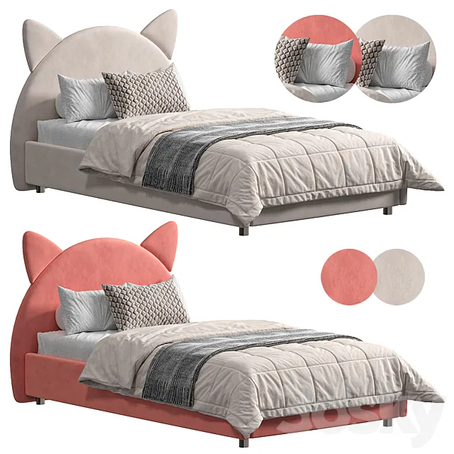 Faina Kitty cameo bed 3D Model