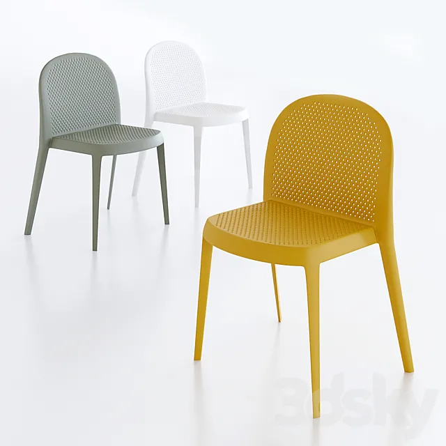 Fall Chair made by Cosmorelax 3D Model