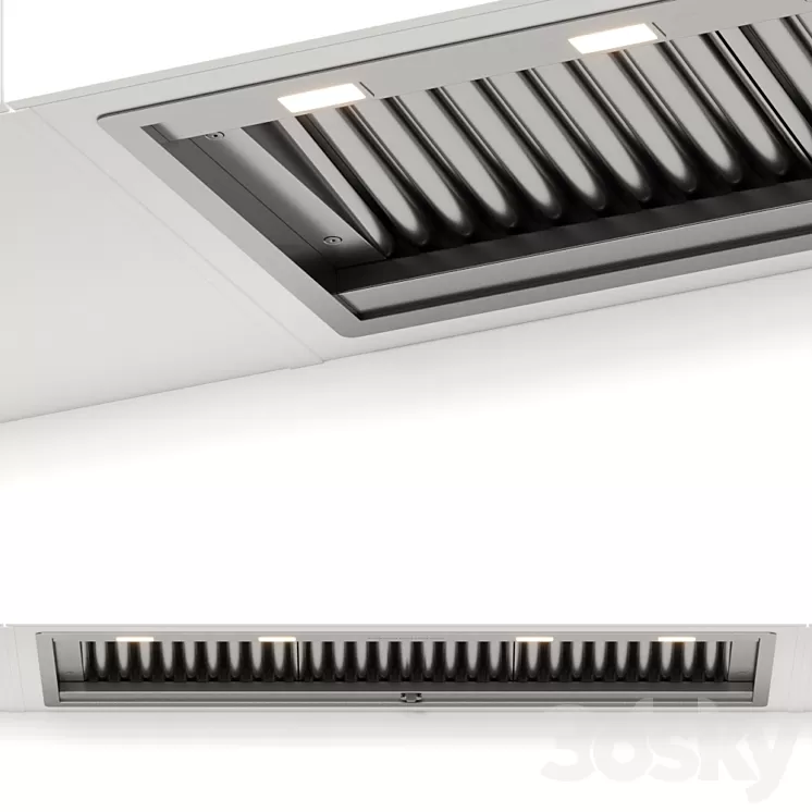 Falmec Gruppo Incasso No-Drop Hood 3D Model