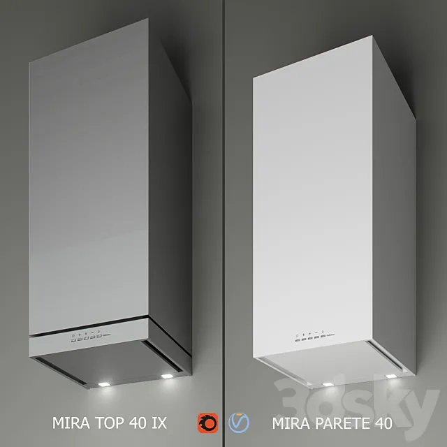 Falmec - Mira Top 800 40 IX _ Mira Parete 40 white 3DModel