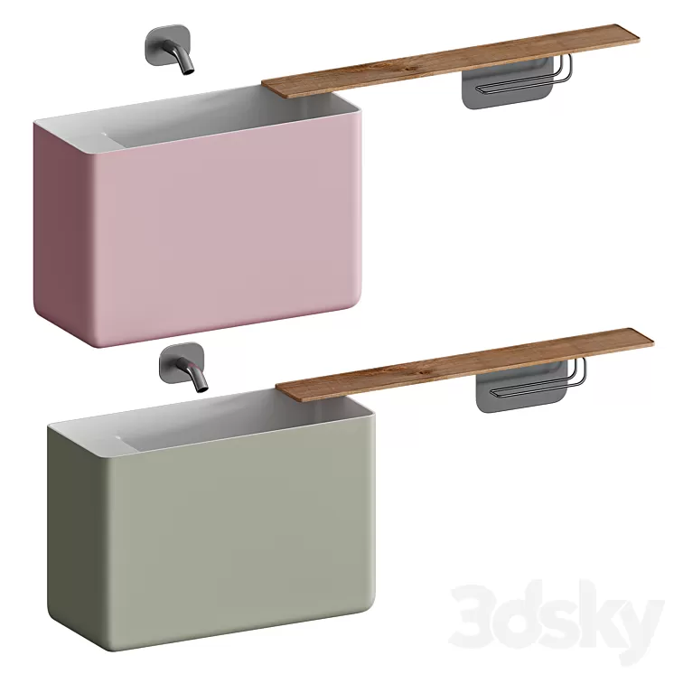 Falper Bauletto Washbasin 3D Model
