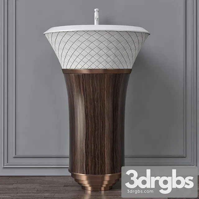 Falper George Ceramilux Washbasin 3D Model Free