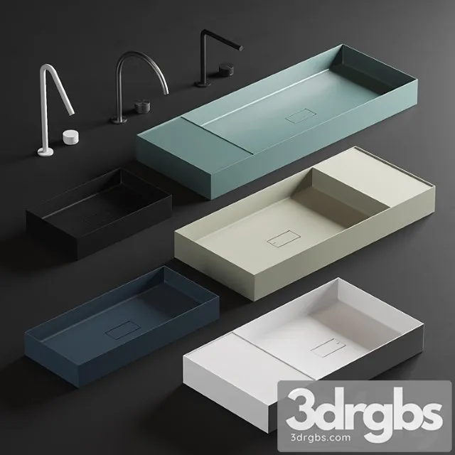 Falper Washbasins 3D Model Free