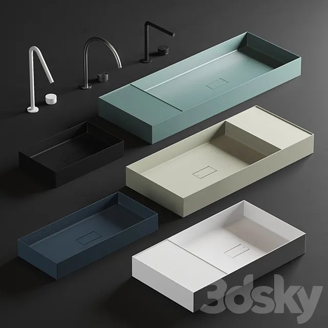 Falper washbasins 3DModel