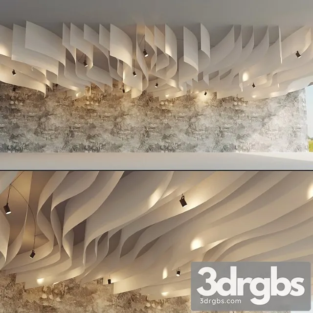 False ceiling 19 3D Model Free