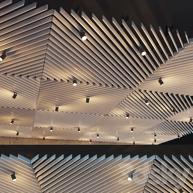 False ceiling rack. 21 3D Model