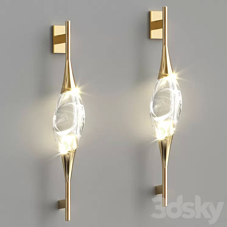 Fame wall lamp 3D Model