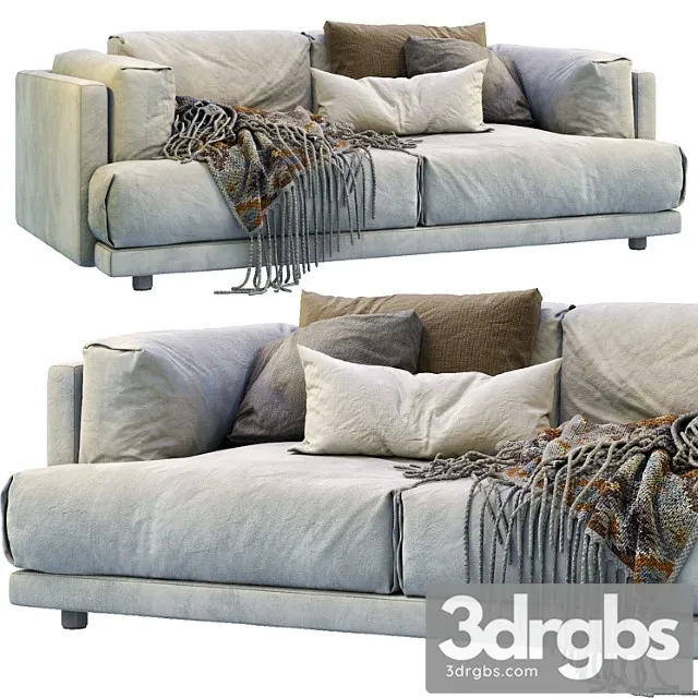 Family lounge by living divani_2 2 3D Model Free