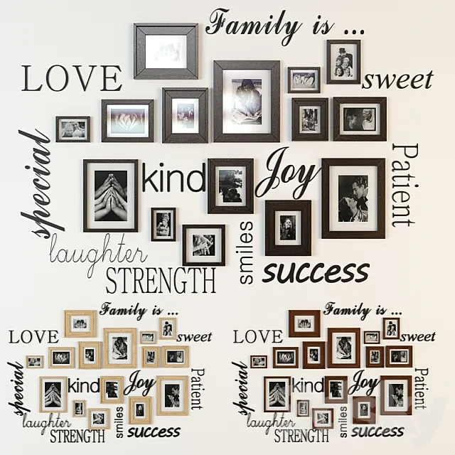 Family photo 3DModel