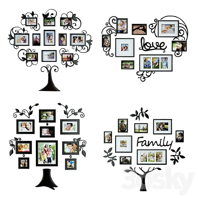 Family tree 3DModel