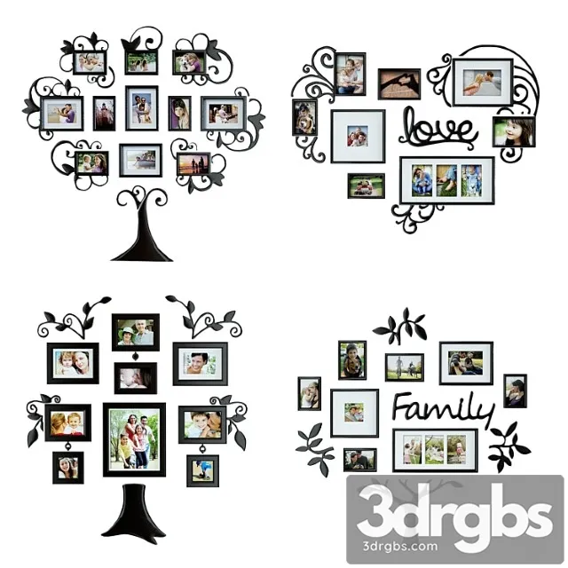 Family Tree 4 3D Model Free