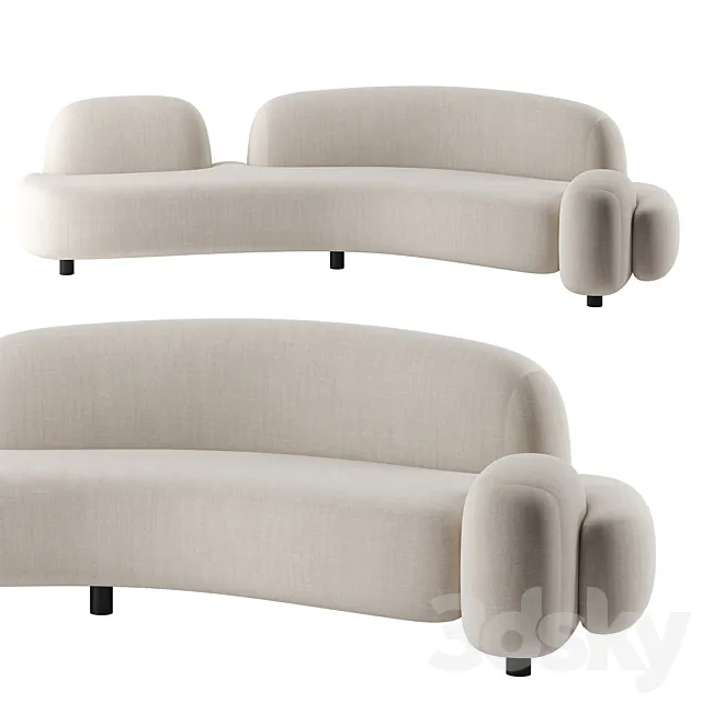 FAMILYSCAPE SOFA 320 by Mathieu Lehanneur 3DModel