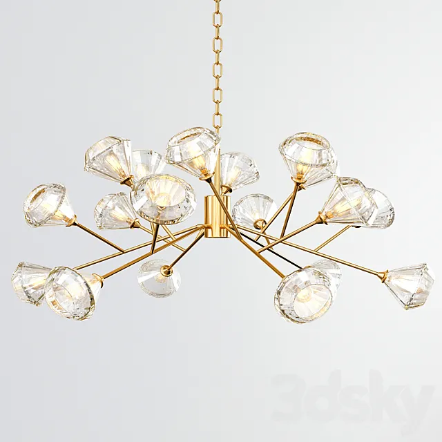 Fango chandelier 3D Model