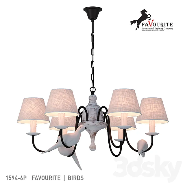 Faourite 1594-6P 3D Model