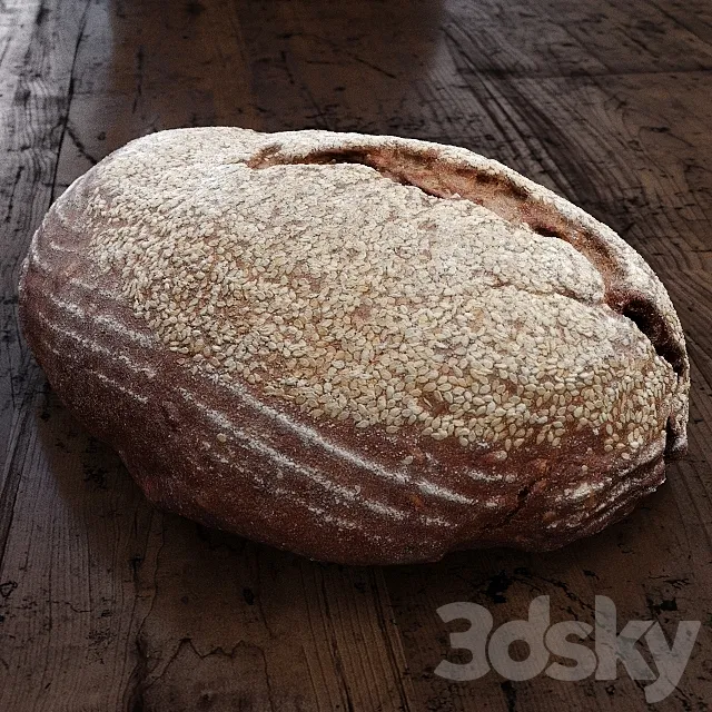 Farmer's bread 3D Model