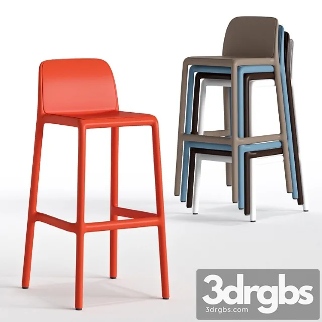 Faro bar chair by nardi 2 3D Model Free