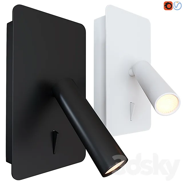 Faro Barcelona 62120 SUAU LED Lampe applique blanche 3DModel