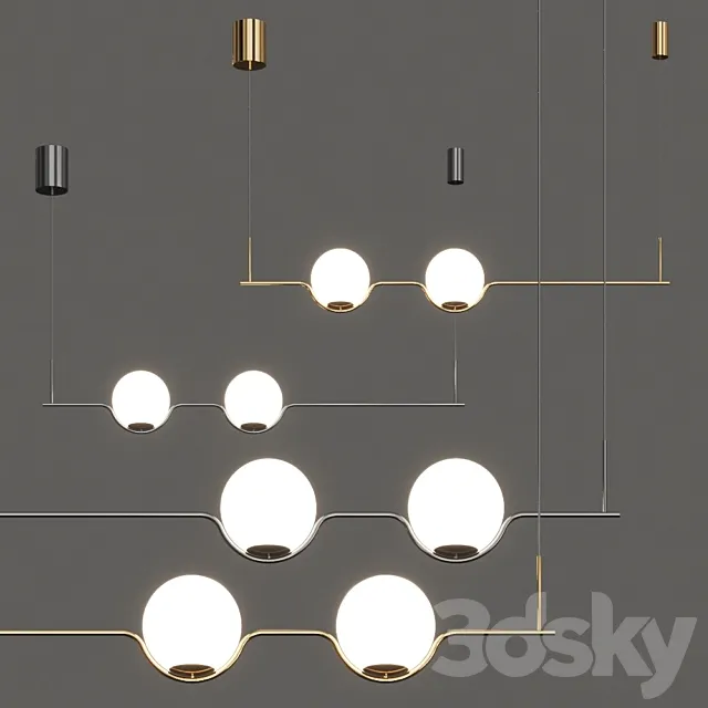 Faro Barcelona Le Vita Pendant Lamps 3DModel