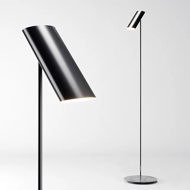 FARO LINK Black floor lamp 3D Model