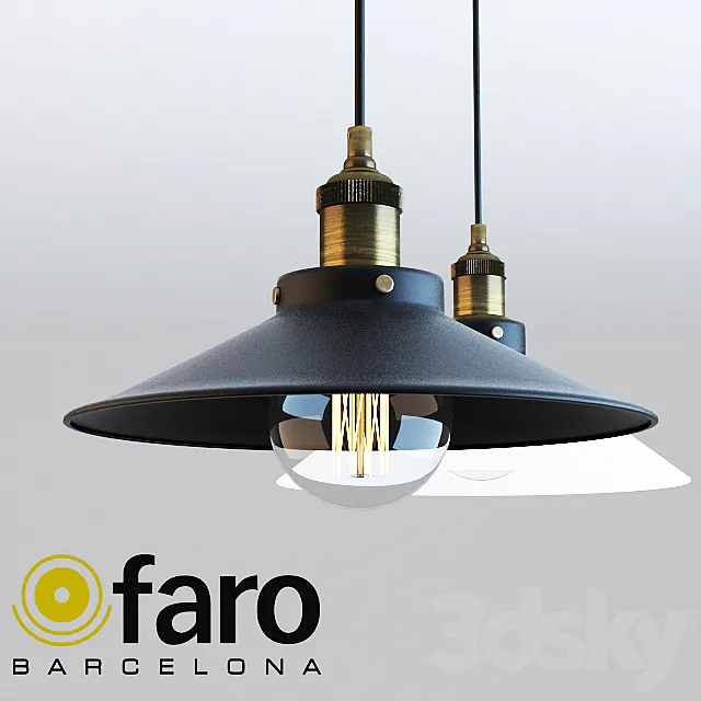Faro Marlin pendant 3D Model