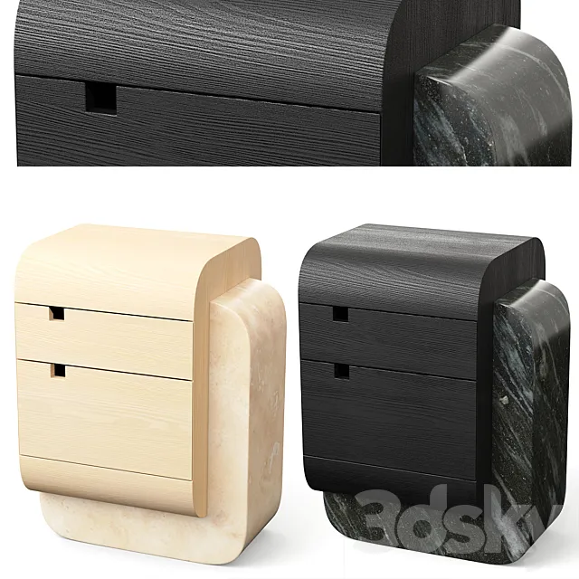 Faros by Charles Kalpakian bedside table 3D Model