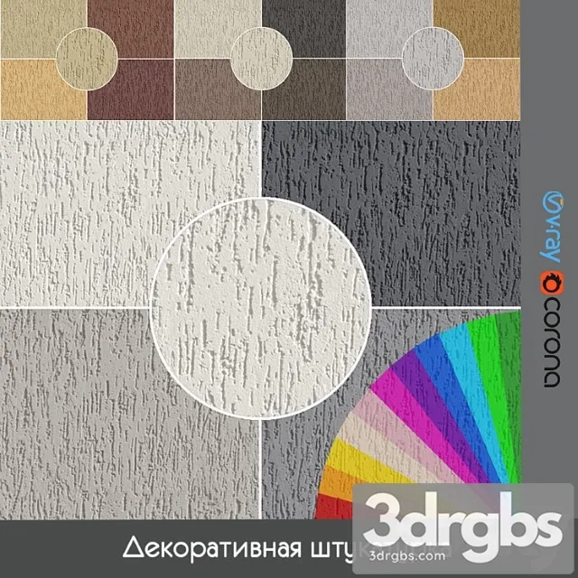 Fasadnaya Stucco Koroed Type 2 3D Model Free