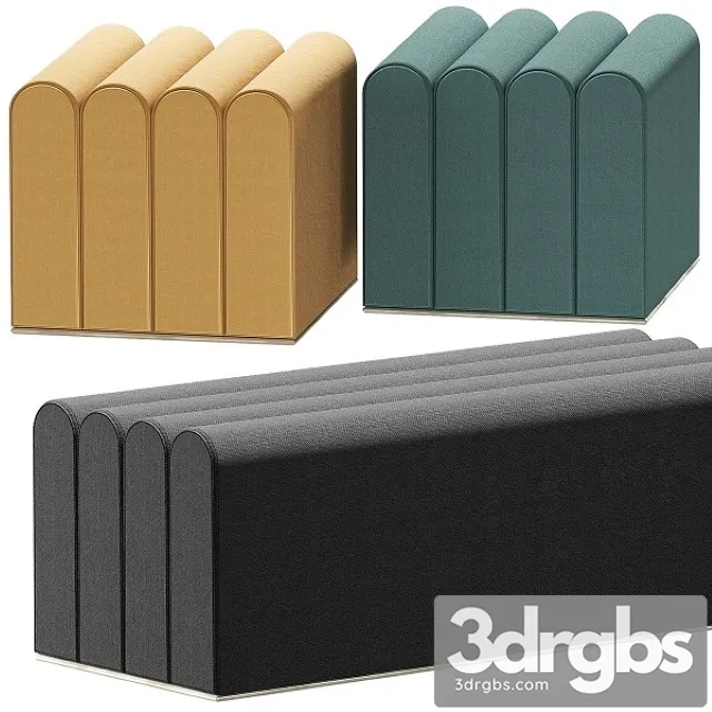 Fashion Design Pouffe 3D Model Free