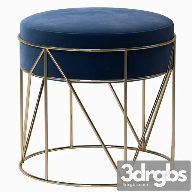 Fashion Small Stool 3D Model Free