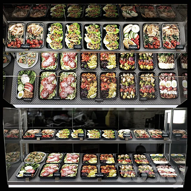 Fast Food Line 3DModel