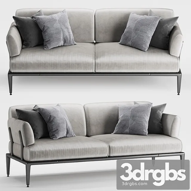 Fast joint modular sofa 2 3D Model Free