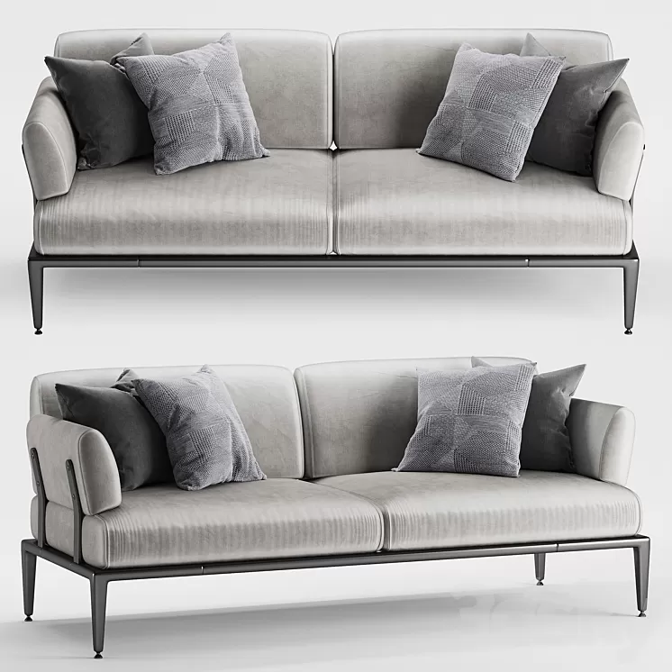 Fast Joint Modular sofa 3D Model