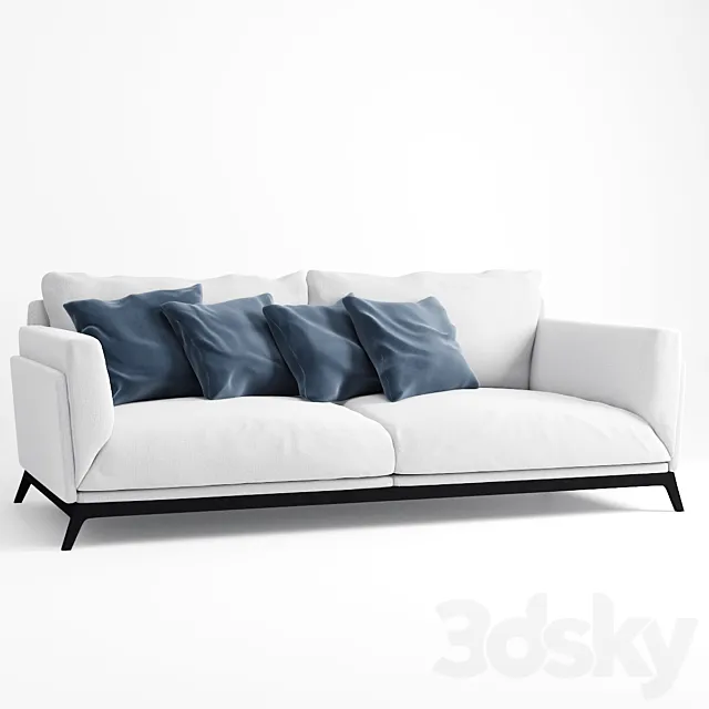 Faubourg sofa 3D Model