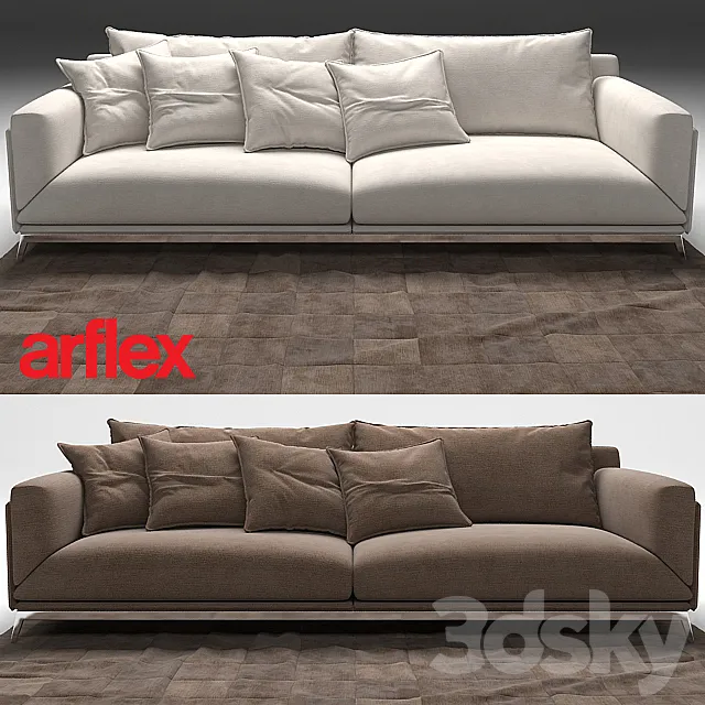 FAUBOURG SOFA by ARFLEX 3D Model