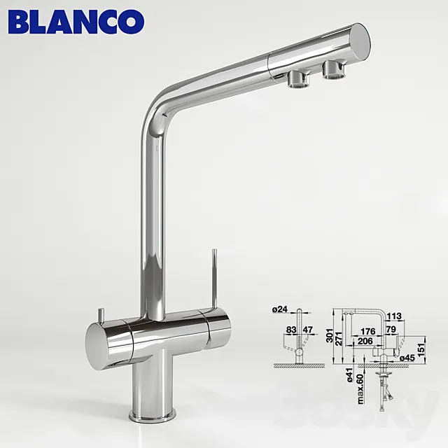 Faucet Blanco Fontas 3DModel
