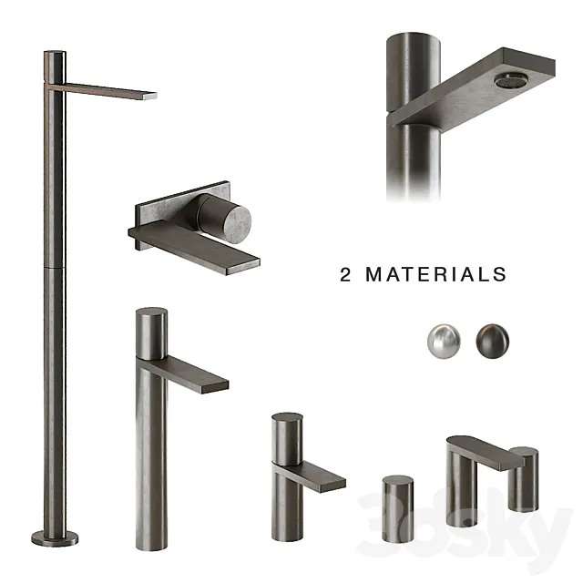 Faucet Fantini Milano 3D Model