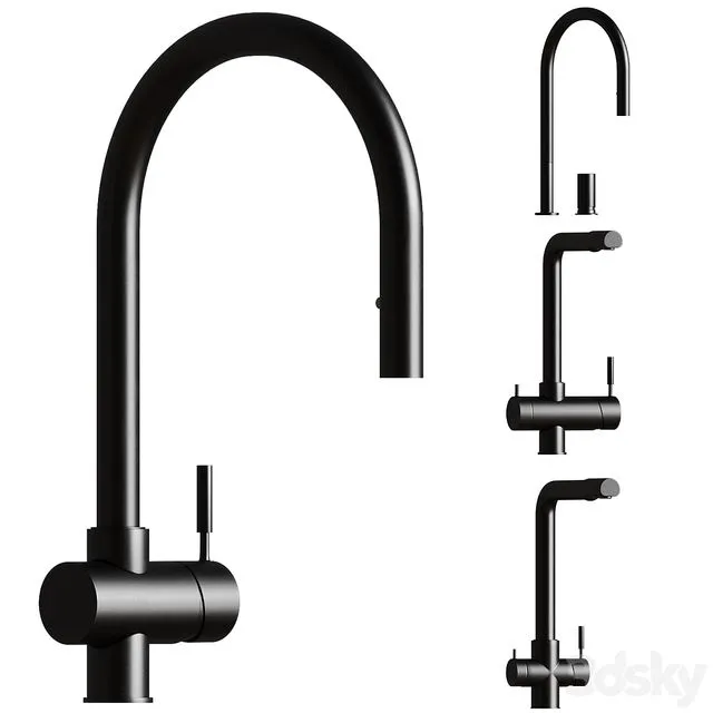 faucet set 005 3D Model