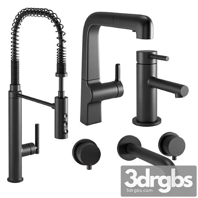 Faucet Set 4 3D Model Free