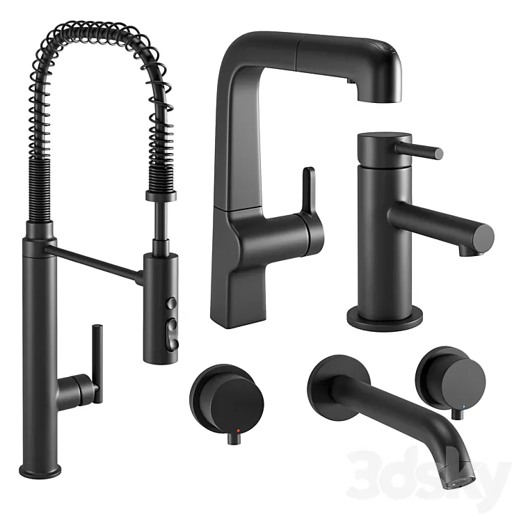 Faucet Set 4 3D Model