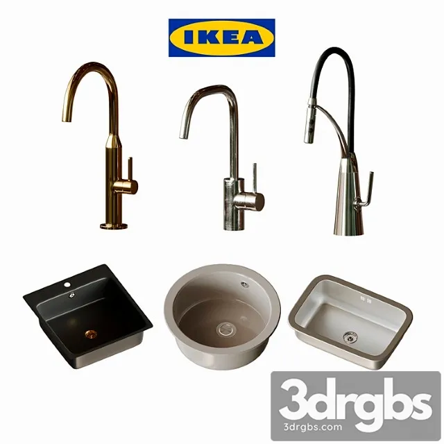 Faucets and Sinks Ikea 3D Model Free