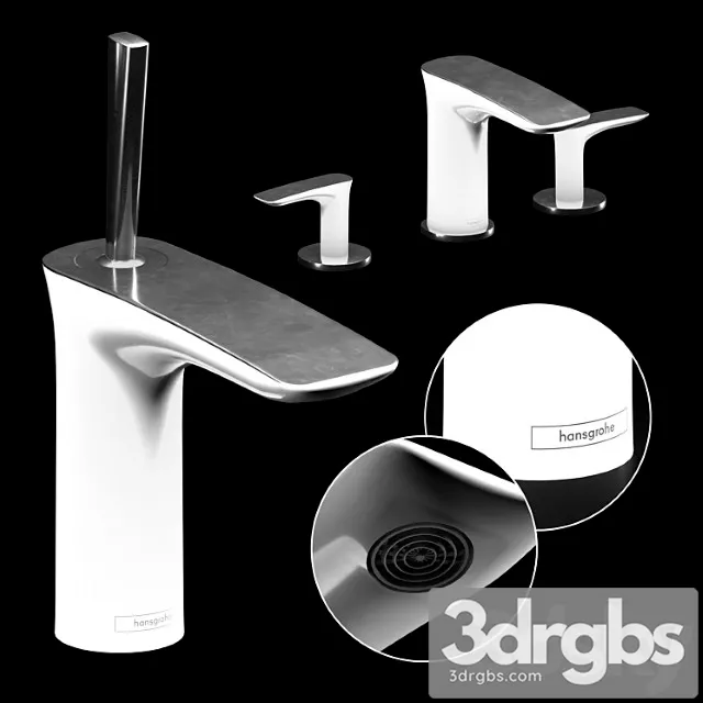 Faucets For Pura Vida Hansgrohe 3D Model Free