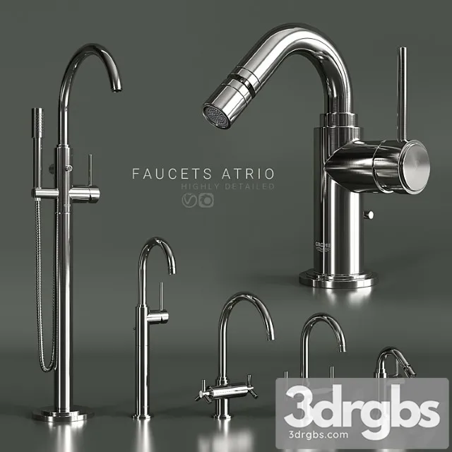 Faucets Grohe Atrio 3D Model Free