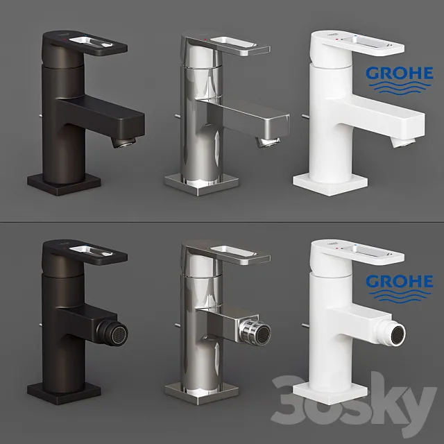 Faucets GROHE Quadra 3D Model
