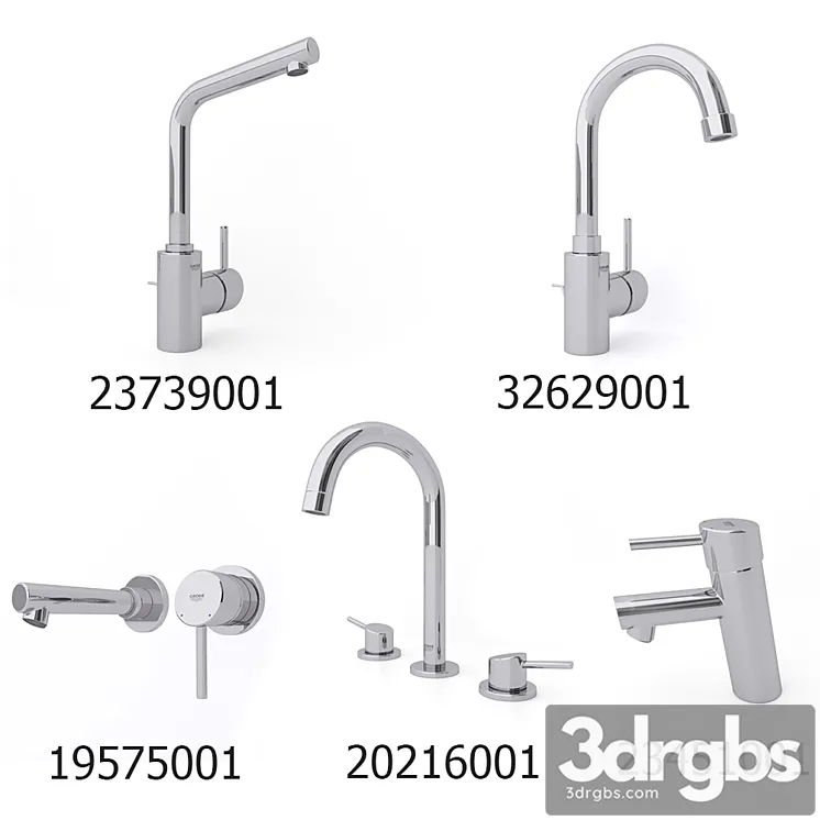Faucets Grohe Zonceto 3D Model Free