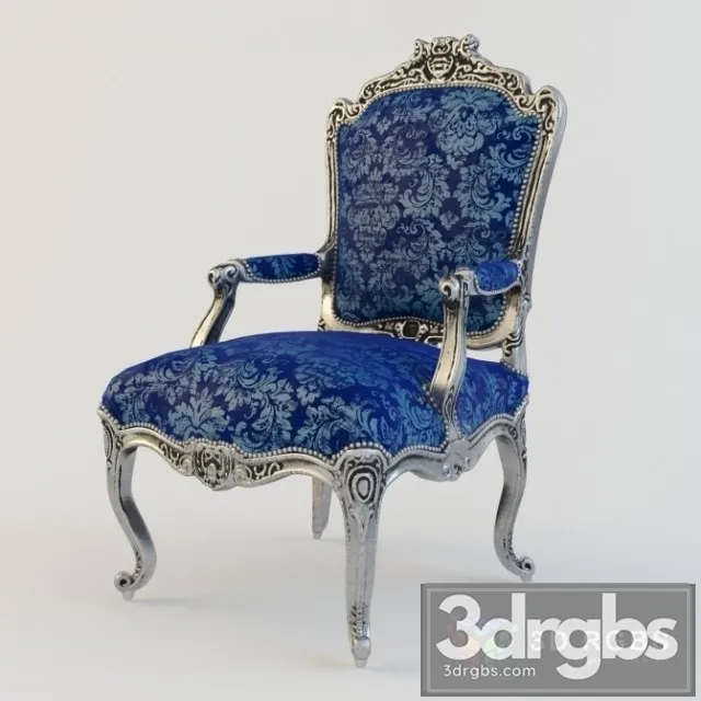 Fauteuil A La Reine Armchair 3D Model Free