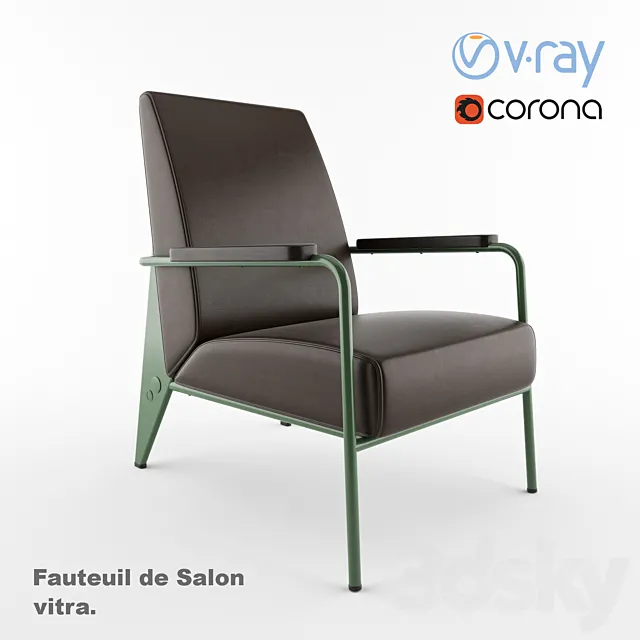 Fauteuil de salon 3DModel