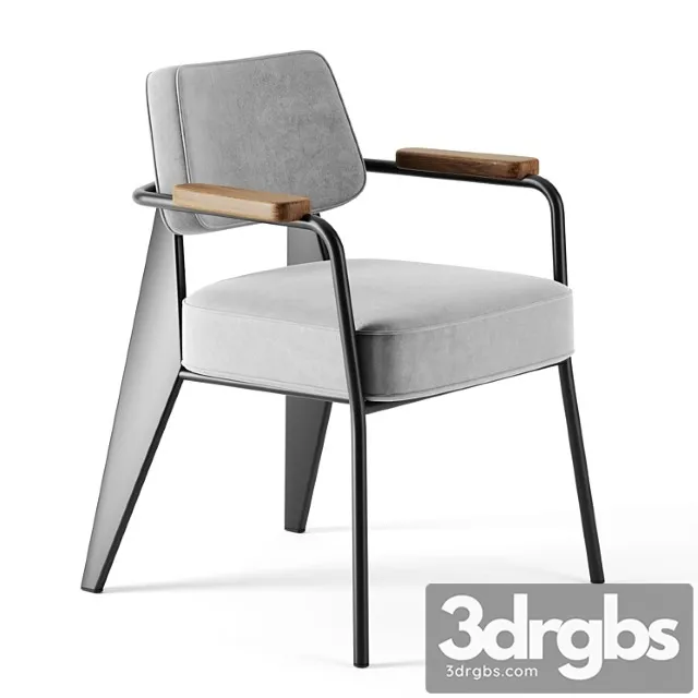 Fauteuil direction chair by vitra 2 3D Model Free