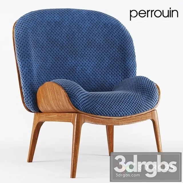 Fauteuil Hug Perrouin Armchair 3D Model Free