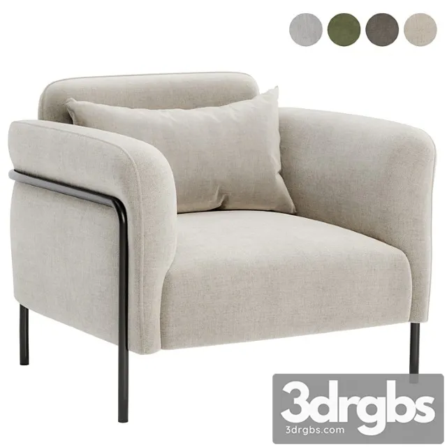 Fauteuil in fluweel alistair armchair 1