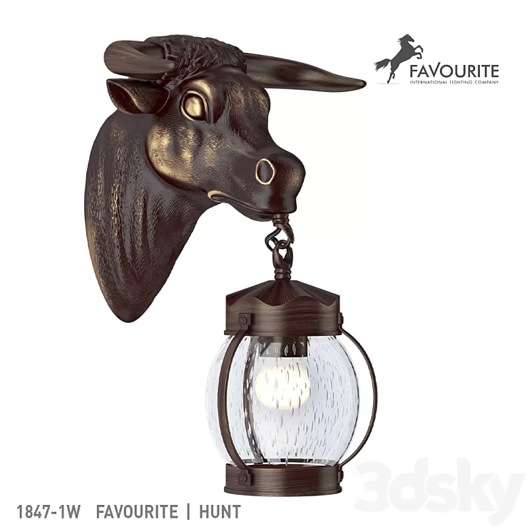 Favorable 1847-1W 3D Model